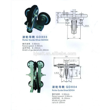 GDX03&04 elevator roller guide shoe